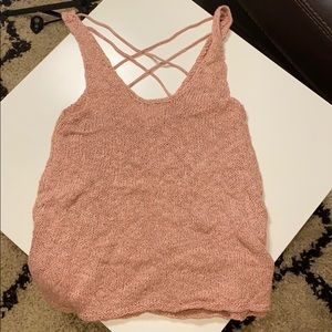 AE knitted beachy tank top